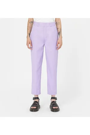 Dickies Bukser - Phoenix Cropped - Purple Rose