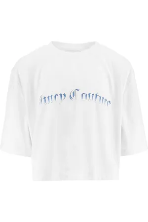 Juicy Couture T-shirt - Loose Crop - Hvid
