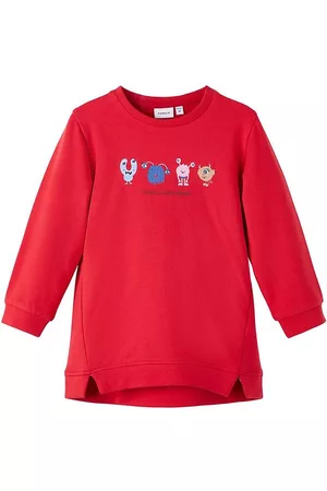 NAME IT Sweatshirt - NmfLisa - Crimson