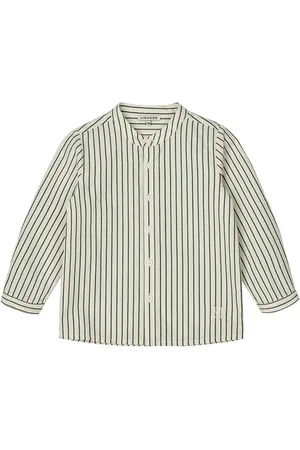 Liewood Skjorte - Austin - Garden green/Creme de la creme