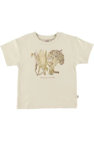 WHEAT T-shirt - Greens - Chalk