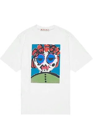 Marni T-Shirt - Hvid m. Print