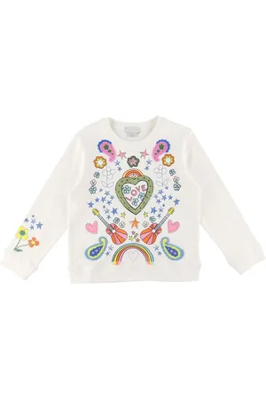 Stella McCartney Sweatshirt - Love - Hvid m. Print