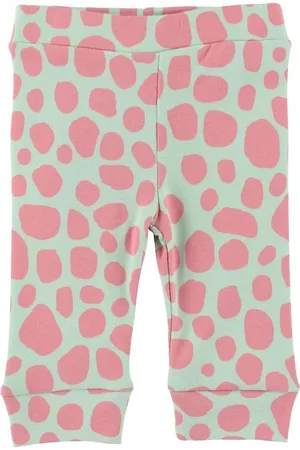 Stella McCartney Leggings - MintgrÃ¸n m. Girafprint