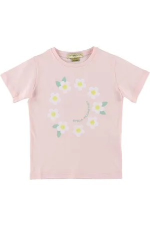 Stella McCartney T-shirt - Rosa m. Blomster