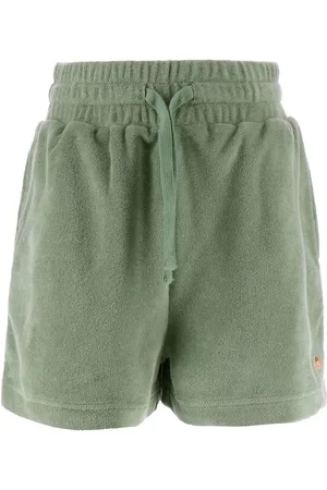 GANT Shorts - High Waist Toweling - Kalamata Green