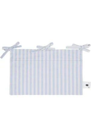 Pine Cone Sengelomme - 24x39 cm - Vida - Blue Blossom Stripe