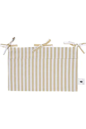 Pine Cone Sengelomme - 24x39 cm - Vida - Mustard Stripe