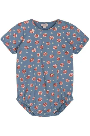 Noa Noa Body k/Ã¦ - Baby NealaNNM - Print BlÃ¥/Hvid/RÃ¸d