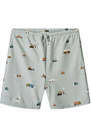 Liewood Badebukser - UV40+ - Otto - Vehicles/Dove Blue