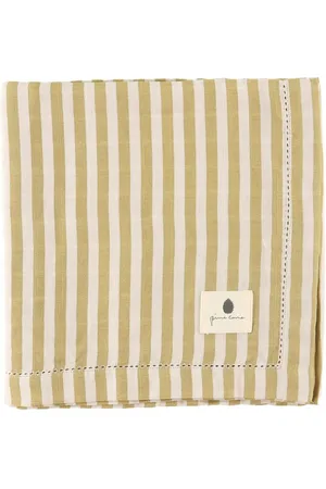 Pine Cone BabysvÃ¸b - 120x120 cm - BjÃ¶rk - Mustard Stripe