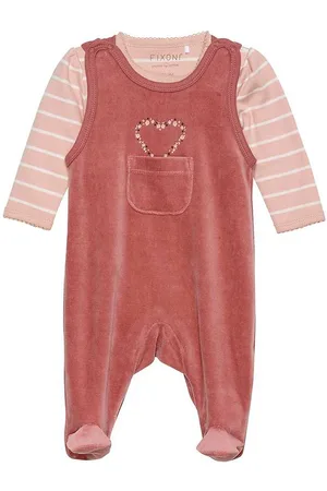 FIXONI Sparkedragt m. Body l/Ã¦ - Velour - Withered Rose