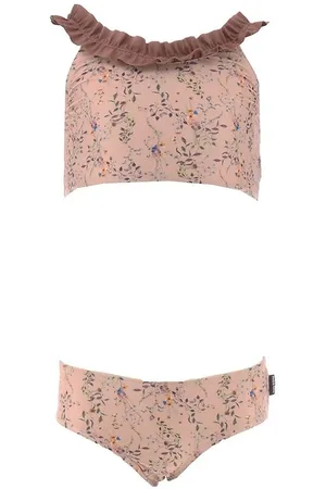 Mikk-Line Bikini - Nougat m. Blomster
