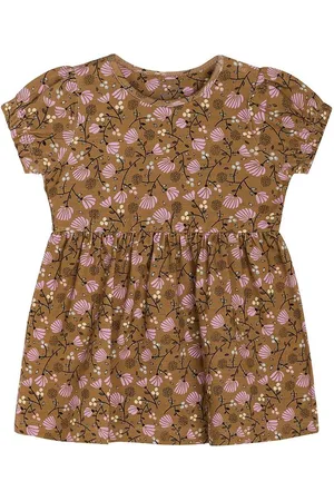 Noa Noa Kjole - Baby KittyNNM Dress - Print Brun/Lilla