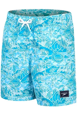 Speedo Badeshorts - Printed - BlÃ¥