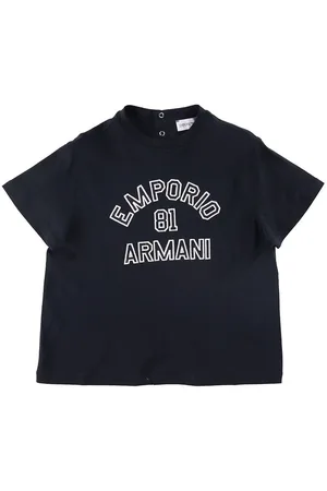 Emporio Armani T-shirt - Navy m. Hvid