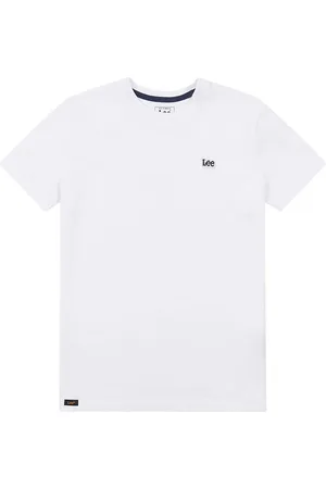 Lee T-shirt - Badge - Bright White