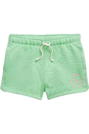 Ralph Lauren Sweatshorts - Longwood - LysegrÃ¸n m. Rosa
