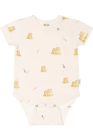Petit Piao Body k/Ã¦ - Printed - Castle