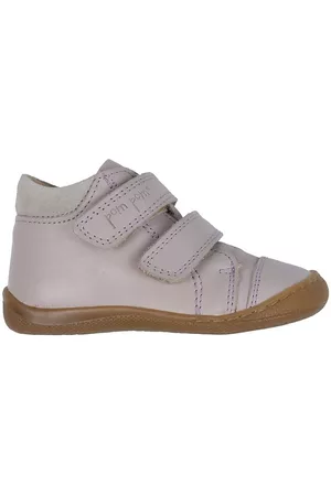 Pom Pom Lær-at-gå sko - Begyndersko - Starters Velcro - Light Lavender