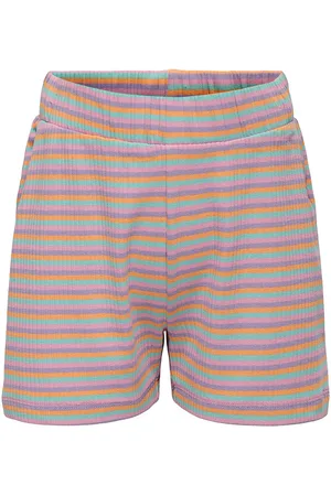 ONLY Shorts - KogAmelia - Rib - Purple Rose Stripes