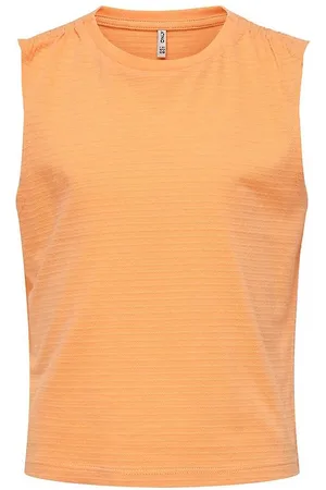 ONLY Top - KogOlivie - Orange Chiffon