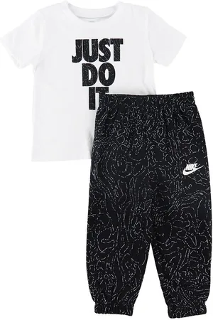 Nike SÃ¦t - T-shirt/Sweatpants - Sort/Hvid