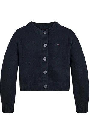 Tommy Hilfiger Cardigan - Strik - Pointelle - Desert Sky