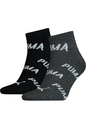 PUMA AnkelstrÃ¸mper - Sneaker - 2-pak - Sort/GrÃ¥