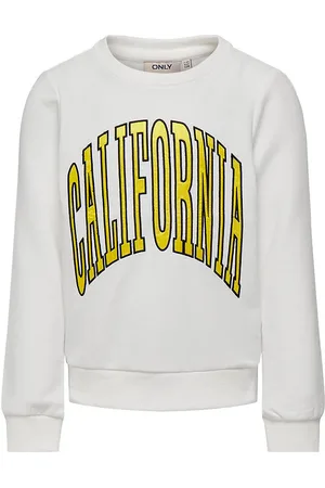 ONLY Sweatshirt - KogBrie - Cloud Dancer/California