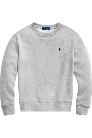 Ralph Lauren Sweatshirt - GrÃ¥meleret m. Logo