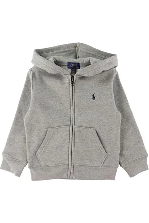 Ralph Lauren Cardigan m. HÃ¦tte - GrÃ¥meleret