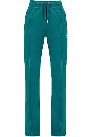 Juicy Couture Sweatpants - Velour - Deep Lagoon