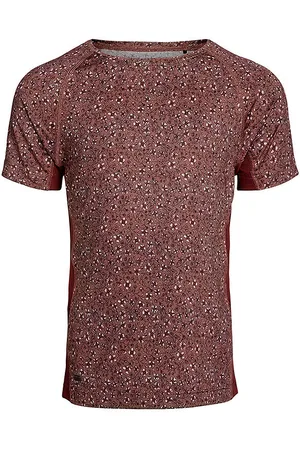 Rethinkit T-shirt - Carla - Rose Brown Flowers