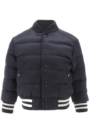 Moncler Dunjakke - Dives - Navy m. Logo