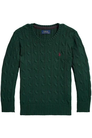 Ralph Lauren Bluse - Strik - GrÃ¸n
