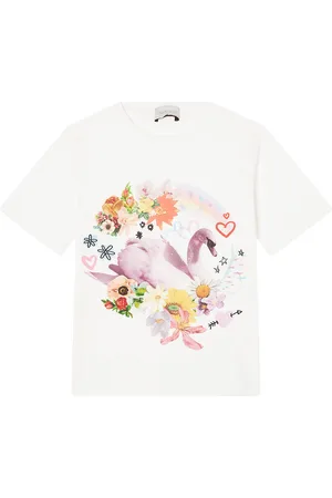 Stella McCartney T-shirt - Off White m. Svane