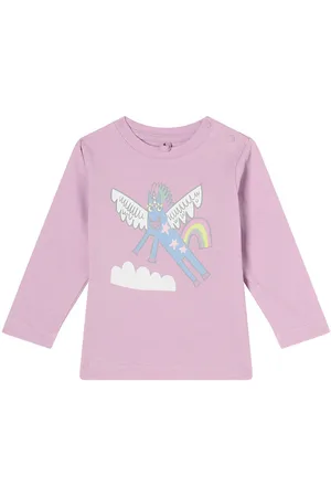 Stella McCartney Bluse - Lilla m. EnhjÃ¸rning