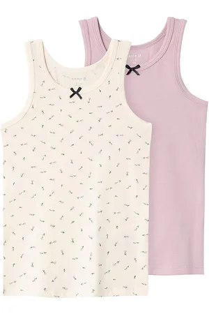 NAME IT UndertrÃ¸je - Noos - NmfTank Top - 2-pak - Buttercream