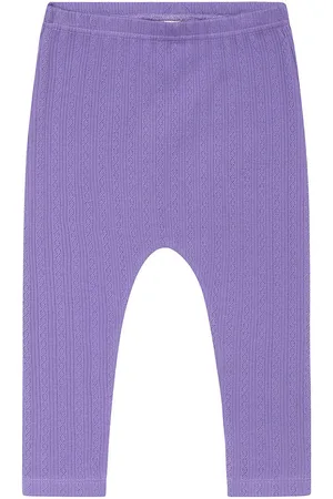 Noa Noa Leggings - Pointelle Rib - Dory - Aster Purple