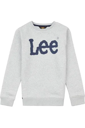 Lee Sweatshirt - Wobbly Graphic - GrÃ¥