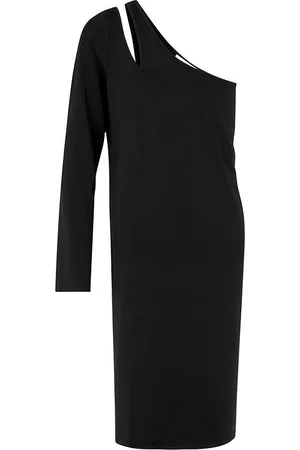 Rosemunde Kjole - One Shoulder - Sort