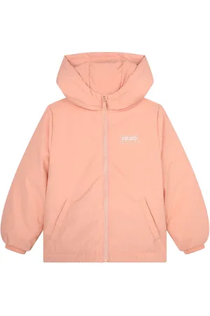 Kenzo Dunjakke - Pudderrosa m. Hvid