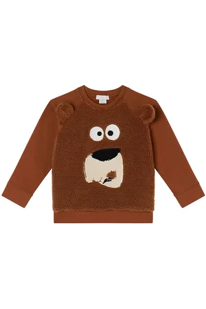 Stella McCartney Sweatshirt - Brun m. BjÃ¸rn/Fleece