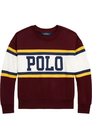 Ralph Lauren Sweatshirt - Cheer Bubble - Bordeaux m. Hvid