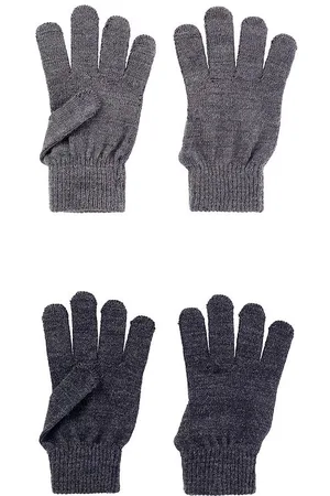 NAME IT Handsker - Uld - NkmWholla - 2 pak - Blue Graphite