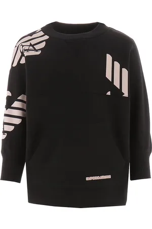 Emporio Armani Sweatshirt - Sort/Rosa