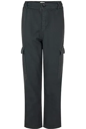 Mads Norgaard Bukser - Dyed Canvas - Asphalt