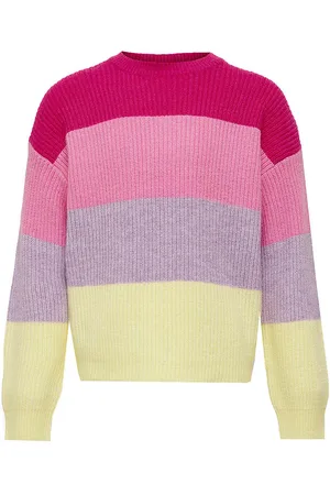 ONLY Bluse - Strik - Noos - KogSandy - Fuchsia Purple/Moonl