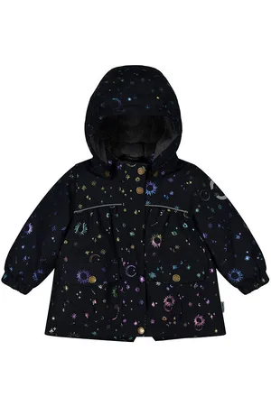 Mikk-Line Vinterjakke - Recycled - Dark Navy m. Print